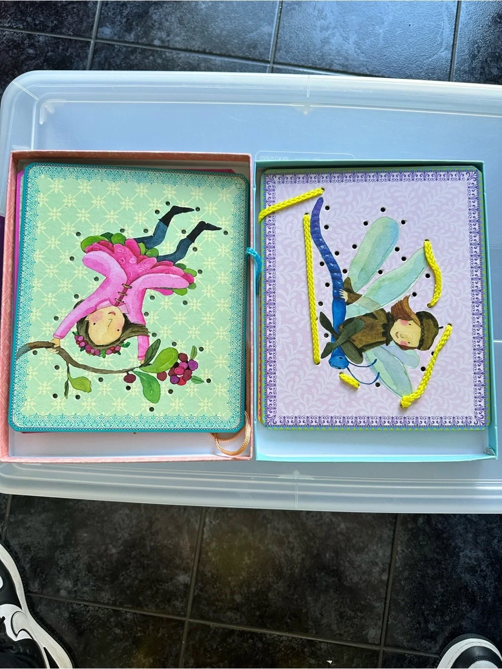 eeBoo Fairies of the Field Lacing Sewing Cards
